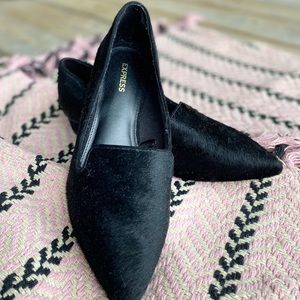 Express Fur Small Heel Womens Shoes